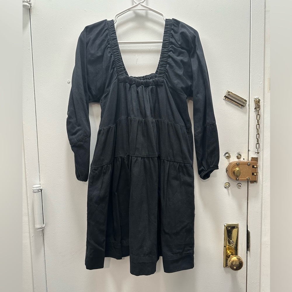 Free People Mini Denim Dress